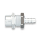 10 Series Quick Connect Couplings Female Valved Panel Mount